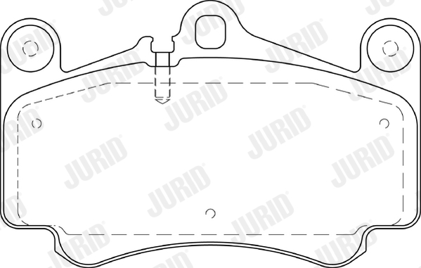 set placute frana,frana disc 573645J JURID
