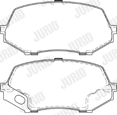Set placute frana,frana disc 573662J JURID