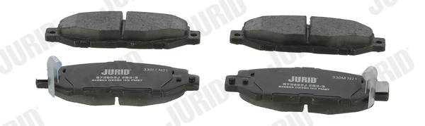 set placute frana,frana disc 573952J JURID