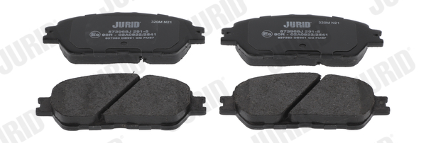 set placute frana,frana disc 573968J JURID