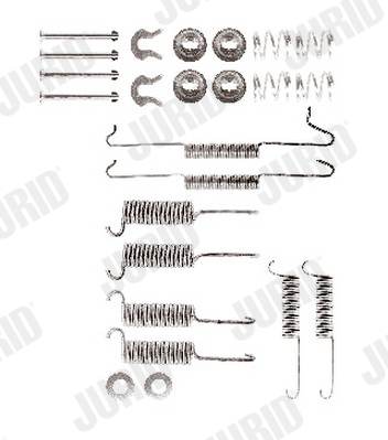 Set accesorii, sabot de frana 771141J JURID