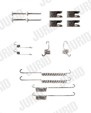 Set accesorii, sabot de frana 771151J JURID