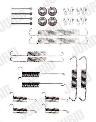Set accesorii, sabot de frana 771155J JURID