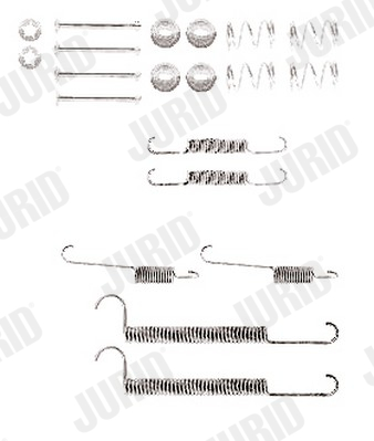 Set accesorii, sabot de frana 771222J JURID