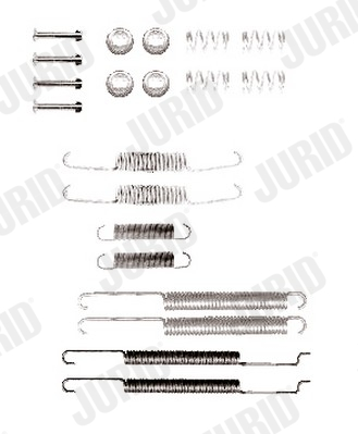 Set accesorii, sabot de frana 771240J JURID