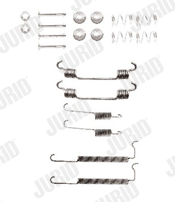 Set accesorii, sabot de frana 771246J JURID