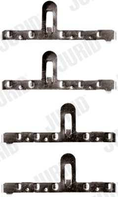 Set accesorii, placute frana 792126J JURID