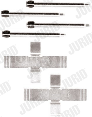Set accesorii, placute frana 792150J JURID