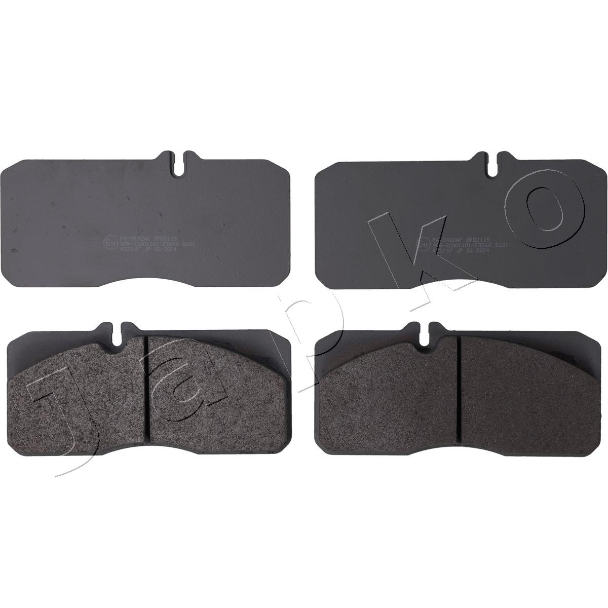 Set placute frana,frana disc 509102 JAPKO