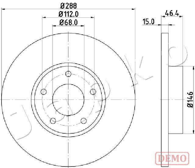 Disc frana 600923C JAPKO