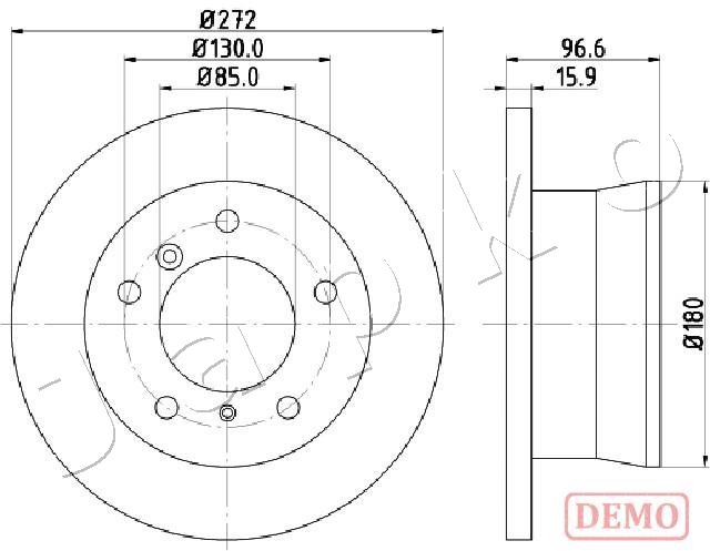 Disc frana 610526C JAPKO