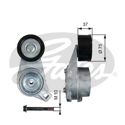 Intinzator curea, curea distributie 38547 GATES-AU