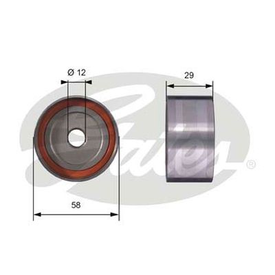 Rola ghidare/conducere, curea distributie T42025 GATES-AU