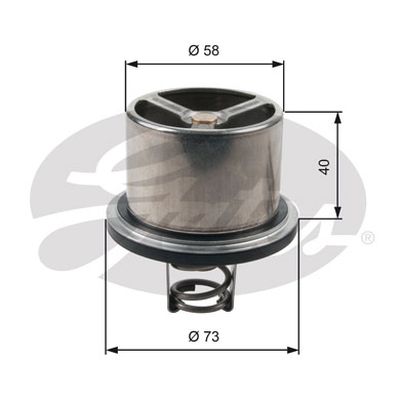 Termostat,lichid racire TH07882 GATES-AU