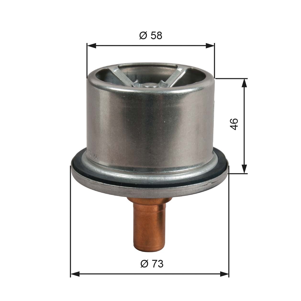 Termostat,lichid racire TH51287G1 GATES-AU