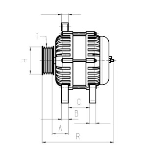 Generator / Alternator 116764 HC-Cargo