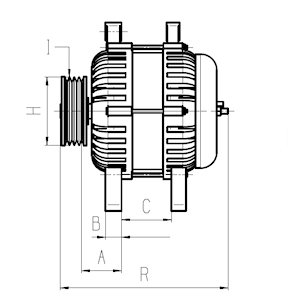 Generator / Alternator 116607 HC-Cargo