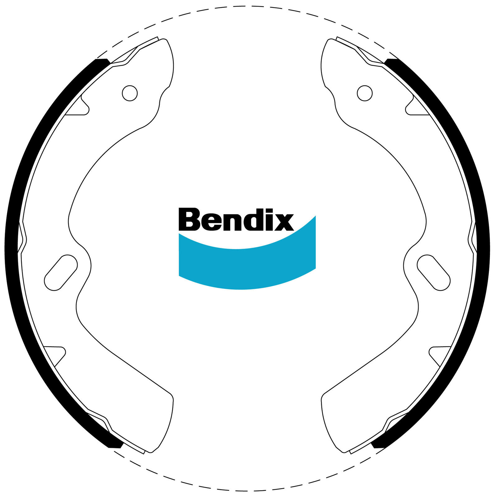 Set saboti frana CBS1733 BENDIX-AU