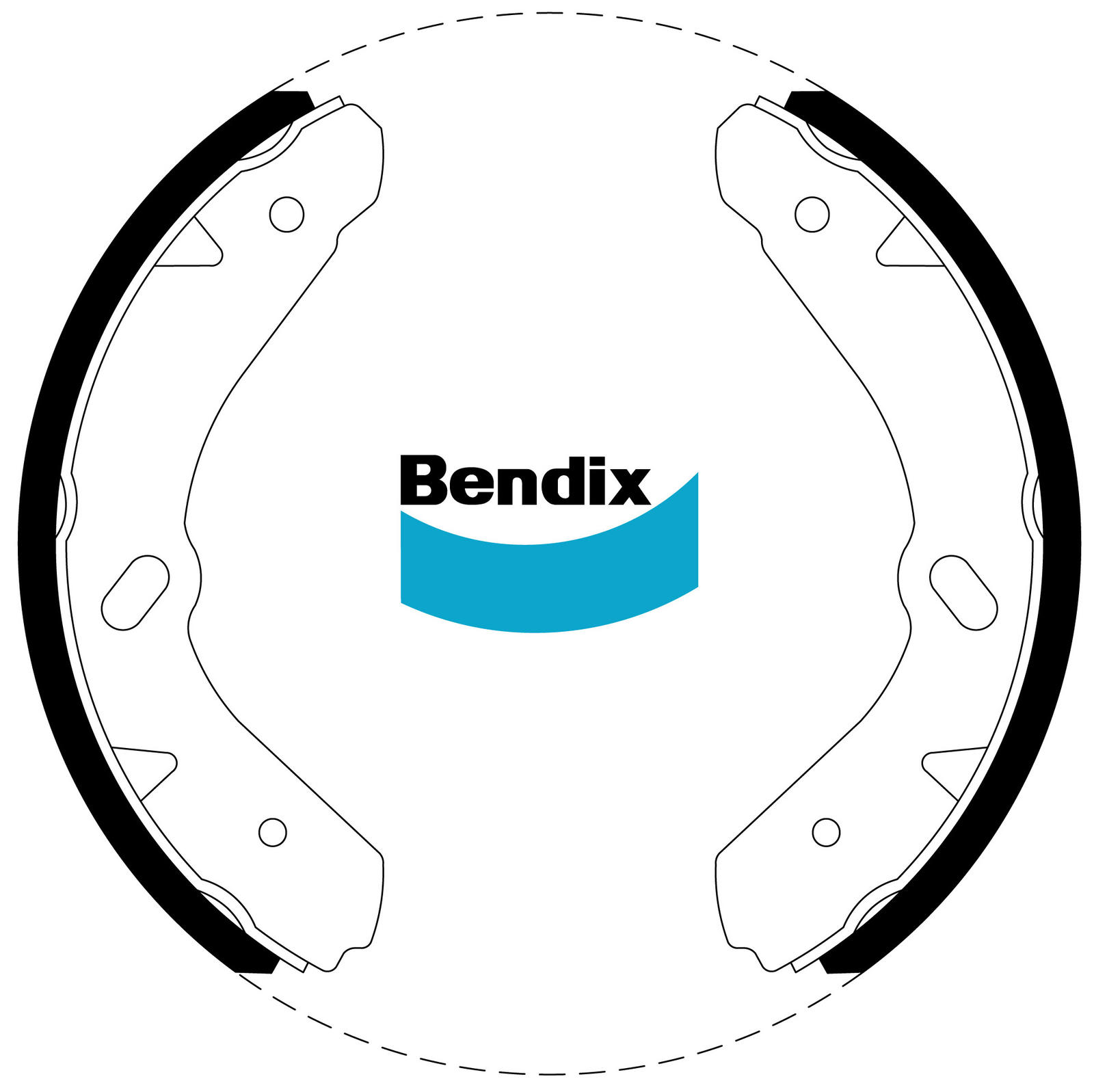 Set saboti frana CBS5013 BENDIX-AU