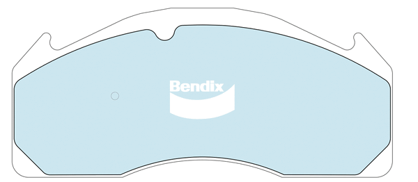 Set placute frana,frana disc CVP037 PT BENDIX
