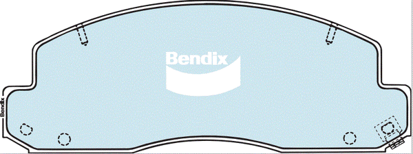 Set placute frana,frana disc CVP1293 PTHD BENDIX-AU