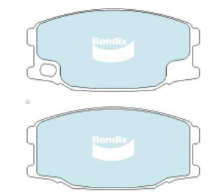 Set placute frana,frana disc CVP2435 PTHD BENDIX-AU