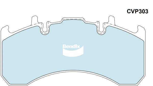 Set placute frana,frana disc CVP303 PTHD BENDIX-AU