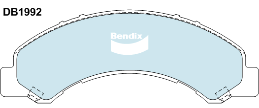 Set placute frana,frana disc CVP1992 PTHD BENDIX-AU