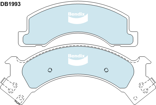 Set placute frana,frana disc DB1993 HD BENDIX-AU