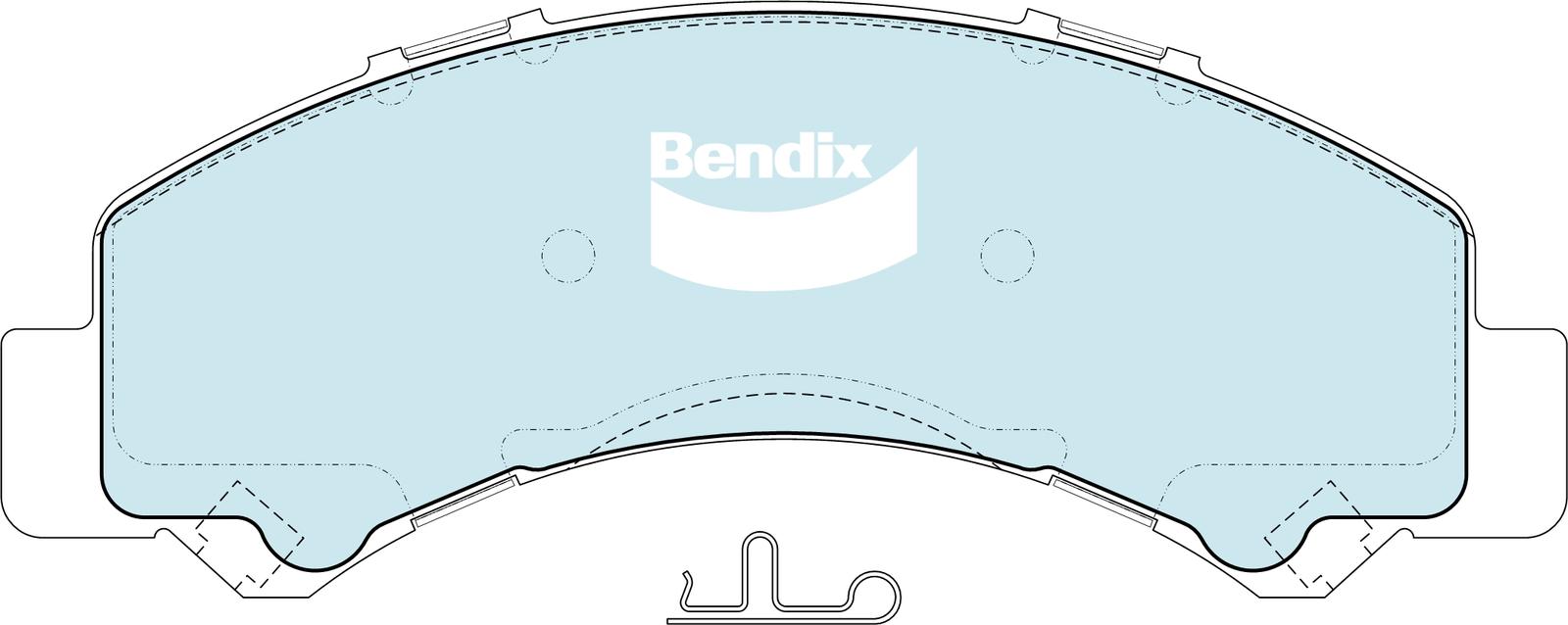 Set placute frana,frana disc DB2432 HD BENDIX-AU