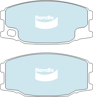 Set placute frana,frana disc DB2435 HD BENDIX-AU