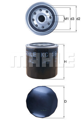 Filtru combustibil WG1214841 WILMINK GROUP