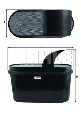 Filtru aer WG1916636 WILMINK GROUP