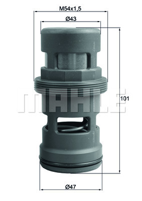 Termostat,racire ulei WG1789652 WILMINK GROUP