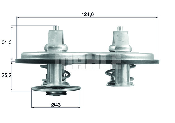 Termostat,lichid racire WG1426526 WILMINK GROUP