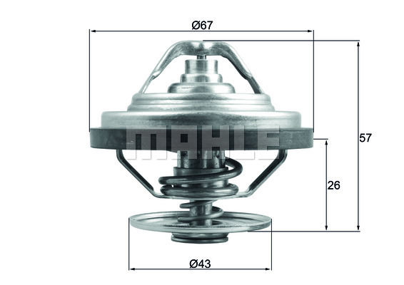Termostat,lichid racire WG1789691 WILMINK GROUP