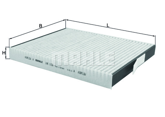 Filtru, aer habitaclu WG1724296 WILMINK GROUP