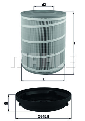 Filtru aer WG1216467 WILMINK GROUP