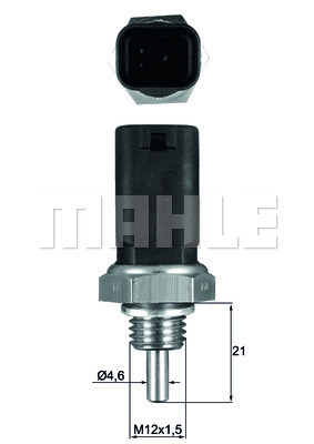 Senzor,temperatura lichid de racire WG1789654 WILMINK GROUP