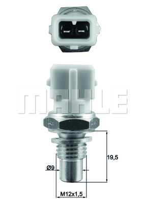 Senzor,temperatura lichid de racire WG1789660 WILMINK GROUP