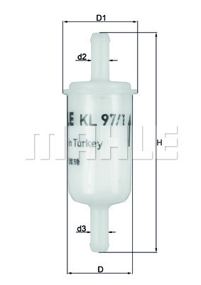 Filtru combustibil WG1788811 WILMINK GROUP