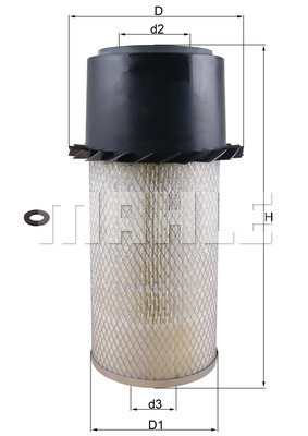 Filtru aer WG1216065 WILMINK GROUP