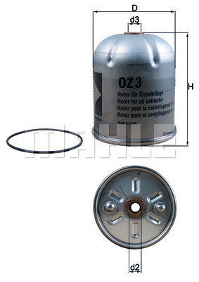Filtru ulei WG1217501 WILMINK GROUP