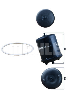 Filtru ulei WG1719698 WILMINK GROUP