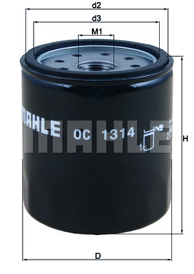 Filtru ulei WG1916654 WILMINK GROUP