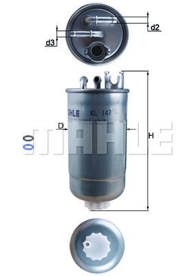 Filtru combustibil WG1214899 WILMINK GROUP