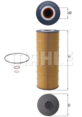 Filtru ulei WG1217307 WILMINK GROUP