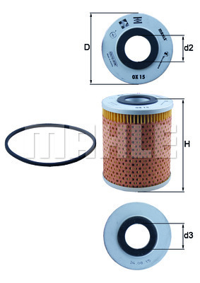Filtru ulei WG1217301 WILMINK GROUP