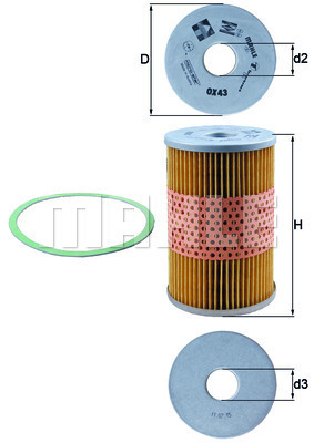 Filtru ulei WG1104013 WILMINK GROUP