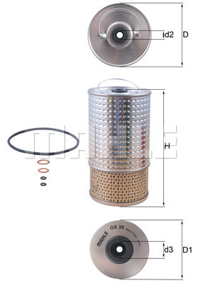Filtru ulei WG1217396 WILMINK GROUP